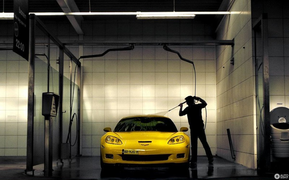 Мойка автомобилей баннер