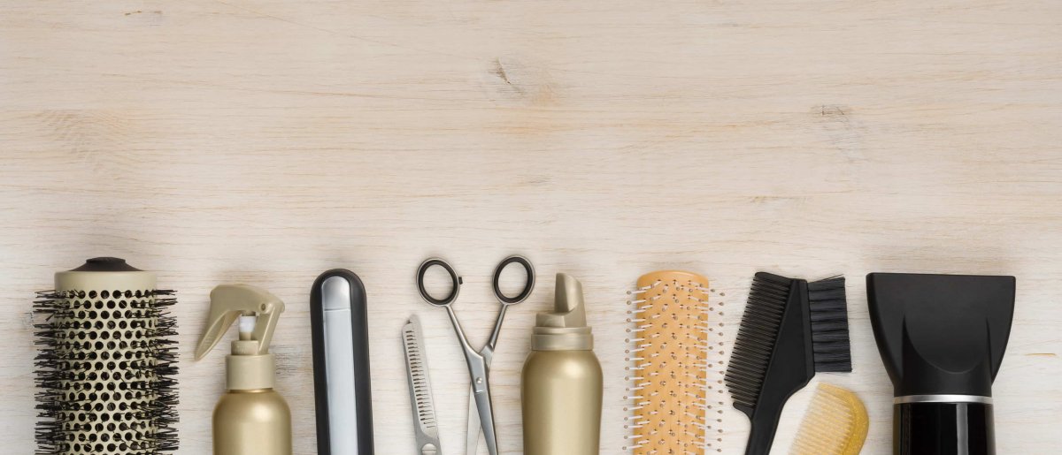 Парикмахерские принадлежности фон