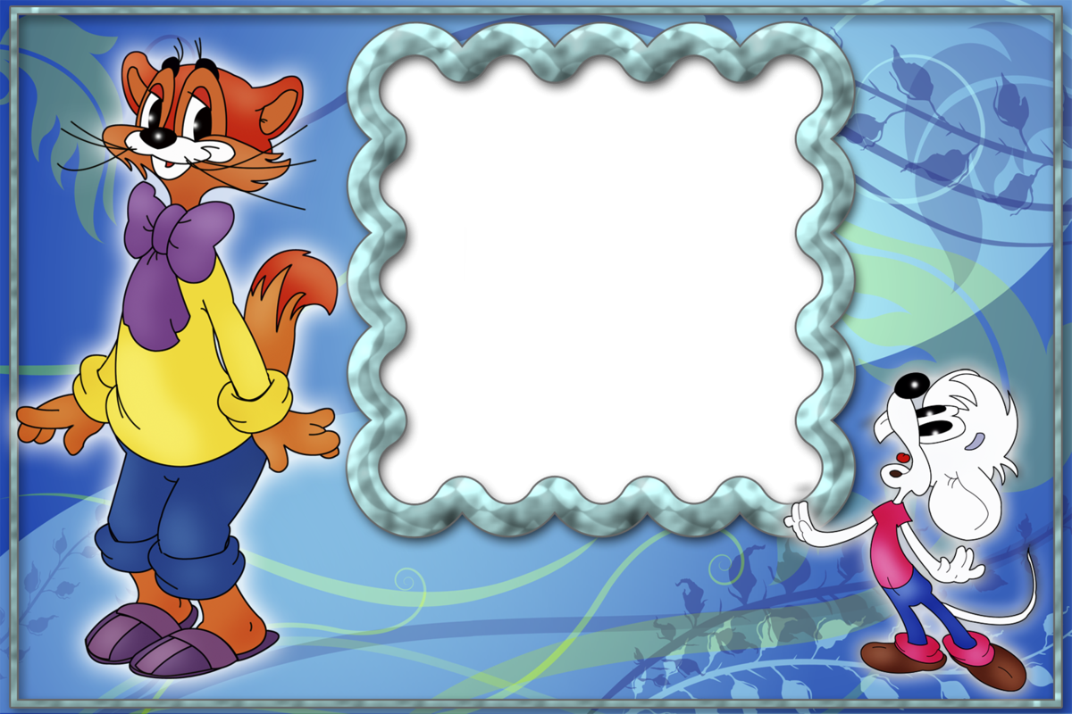 Рамка из героев мультфильмов