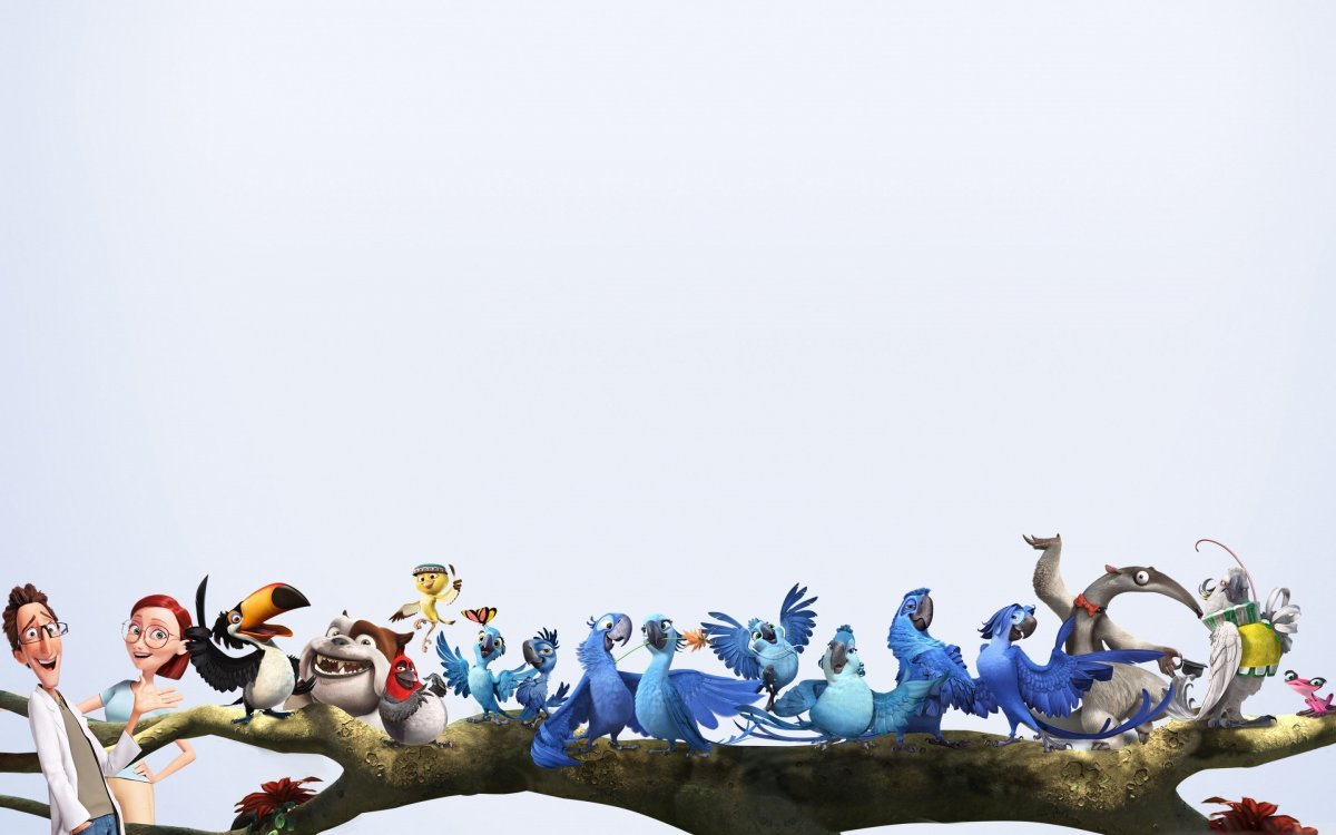 Фон с мультяшными героями