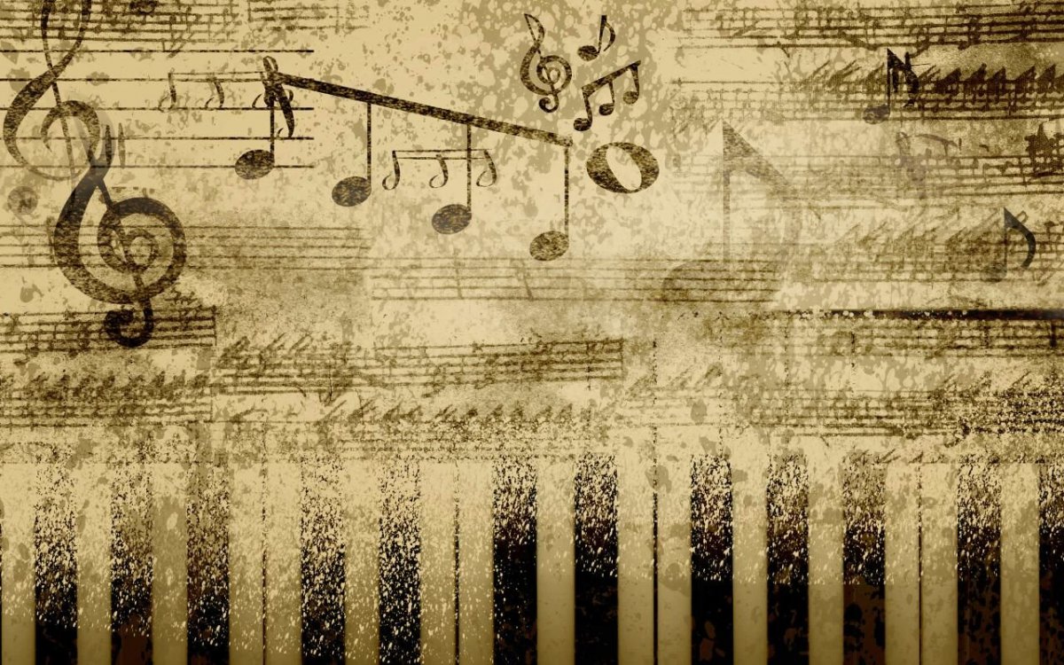 Фон для коллажа музыкальный