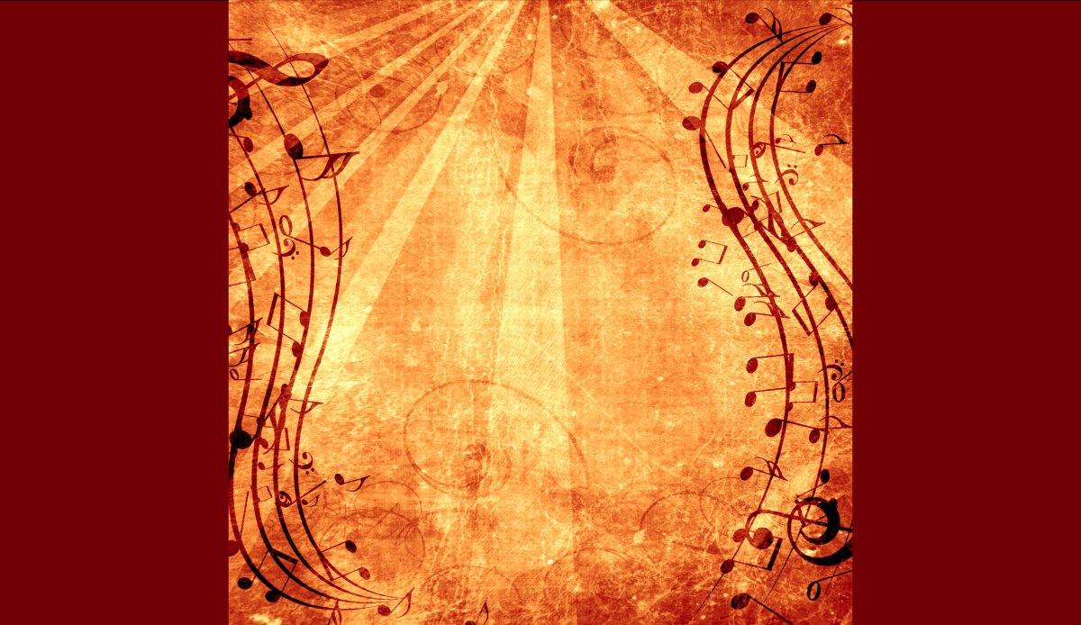 Фон Нотная тетрадь