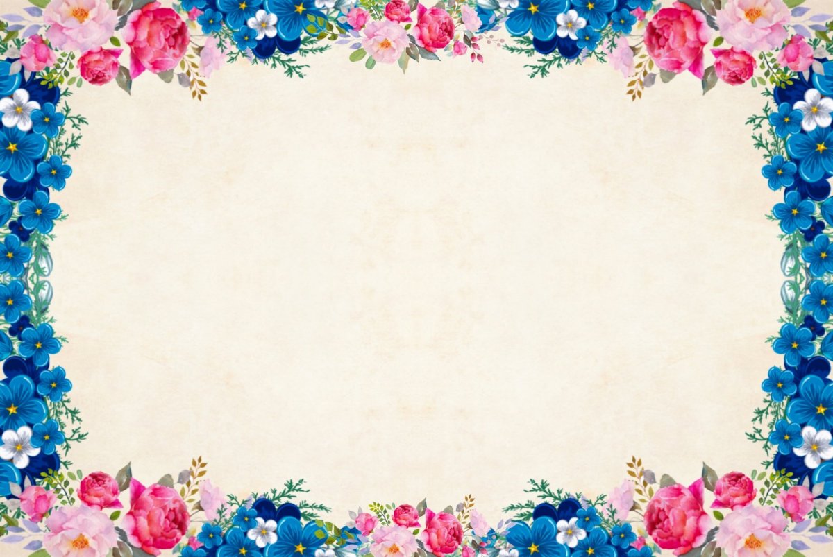 Рамка с цветами