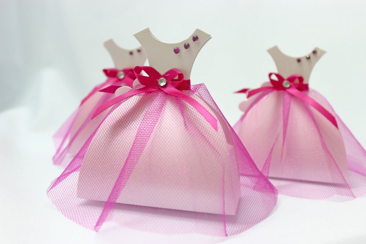 Коробочка в виде платья