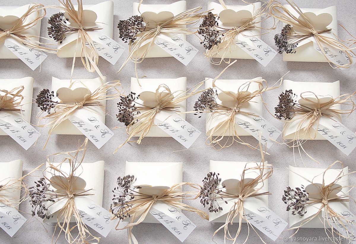 Бонбоньерки для гостей