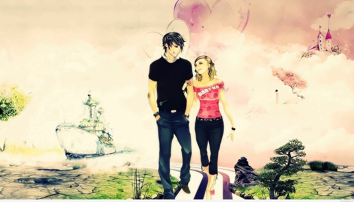 Романтические обои на рабочий стол