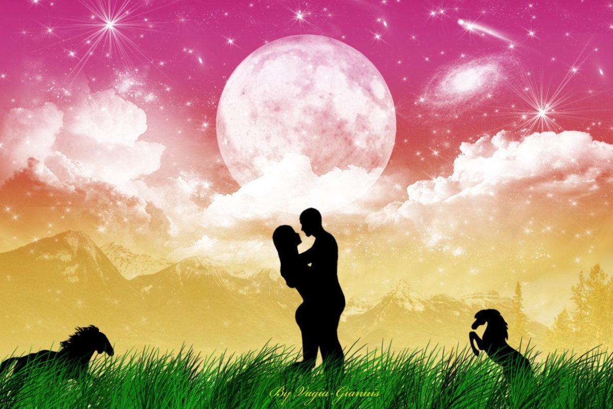 Романтические рисунки