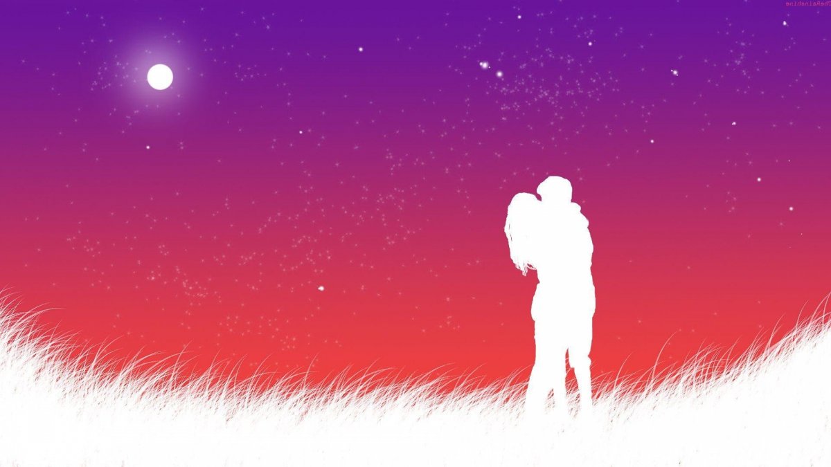 Фон для влюбленной пары