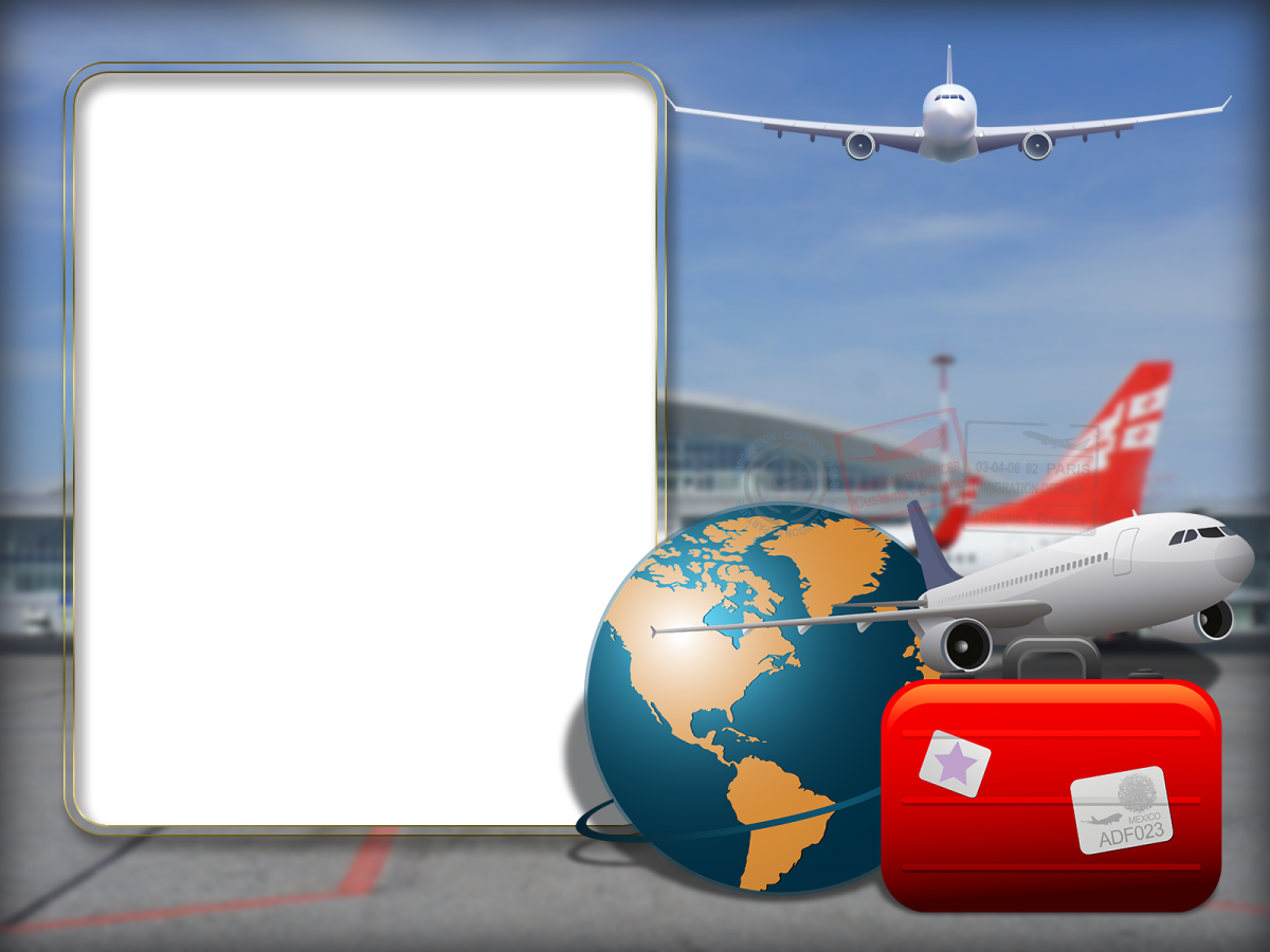 Самолет на голубом фоне