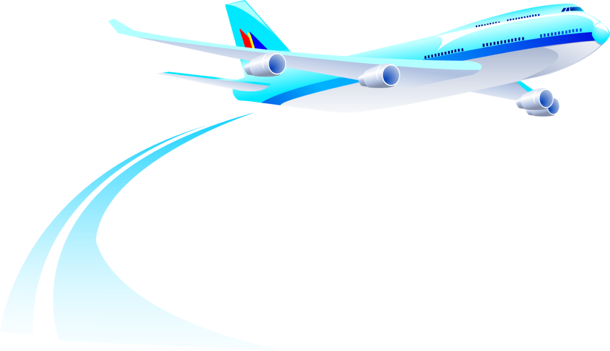 Самолет в небе