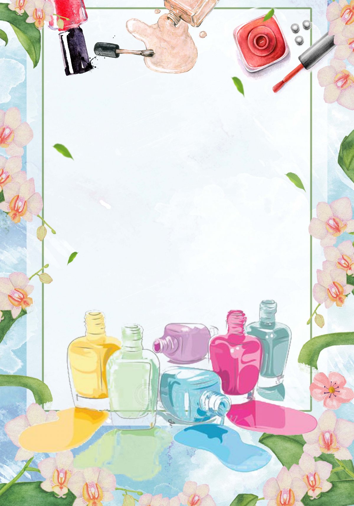 Фон для ногтевого сервиса