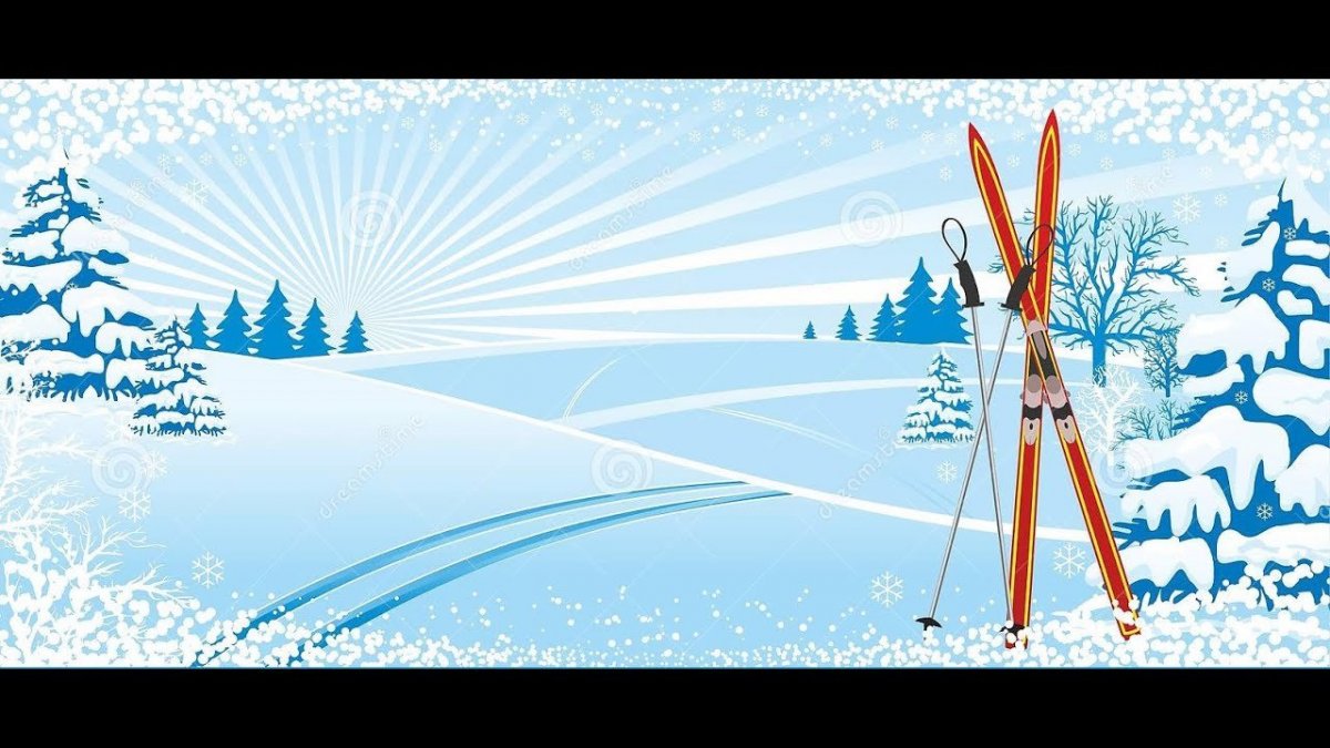 Рамка лыжный спорт