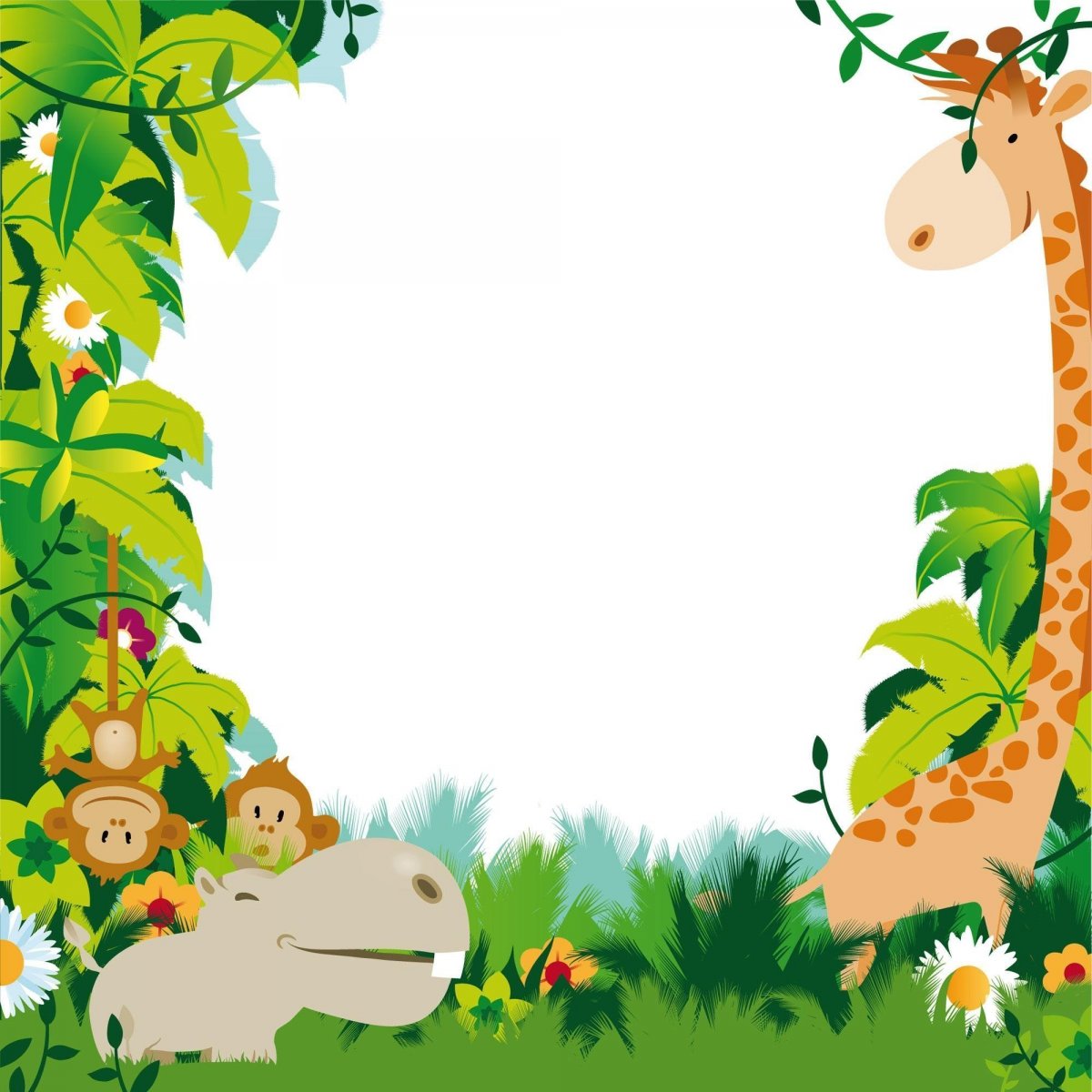 Рамка детская с животными