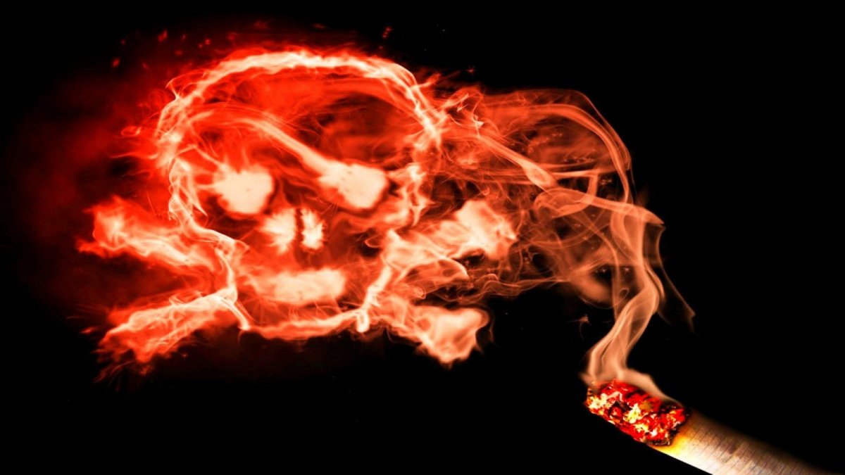 Рамка для текста о вреде курения