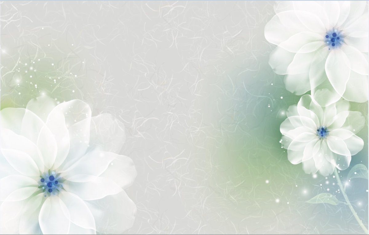 Светлый фон с цветами