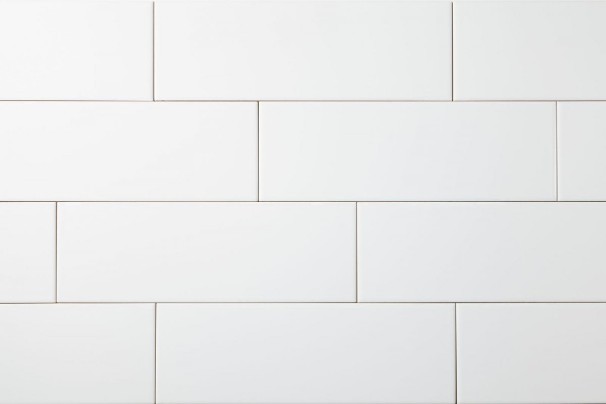 Плитка белая матовая 12x