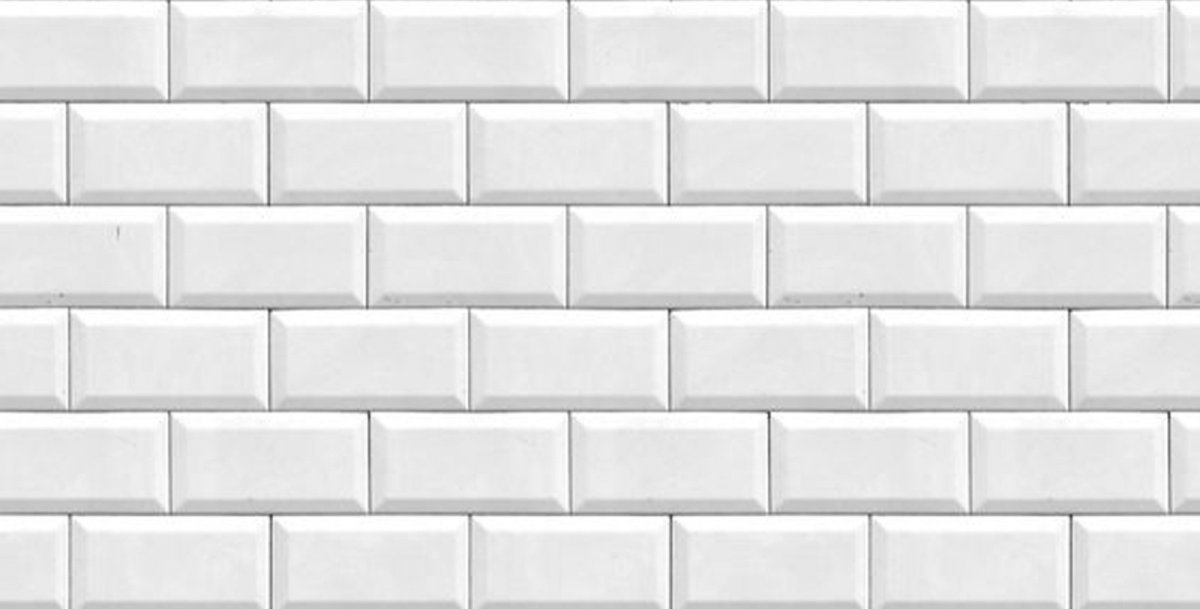 Плитка кабанчик белая 7.5х15 Керама Марацци