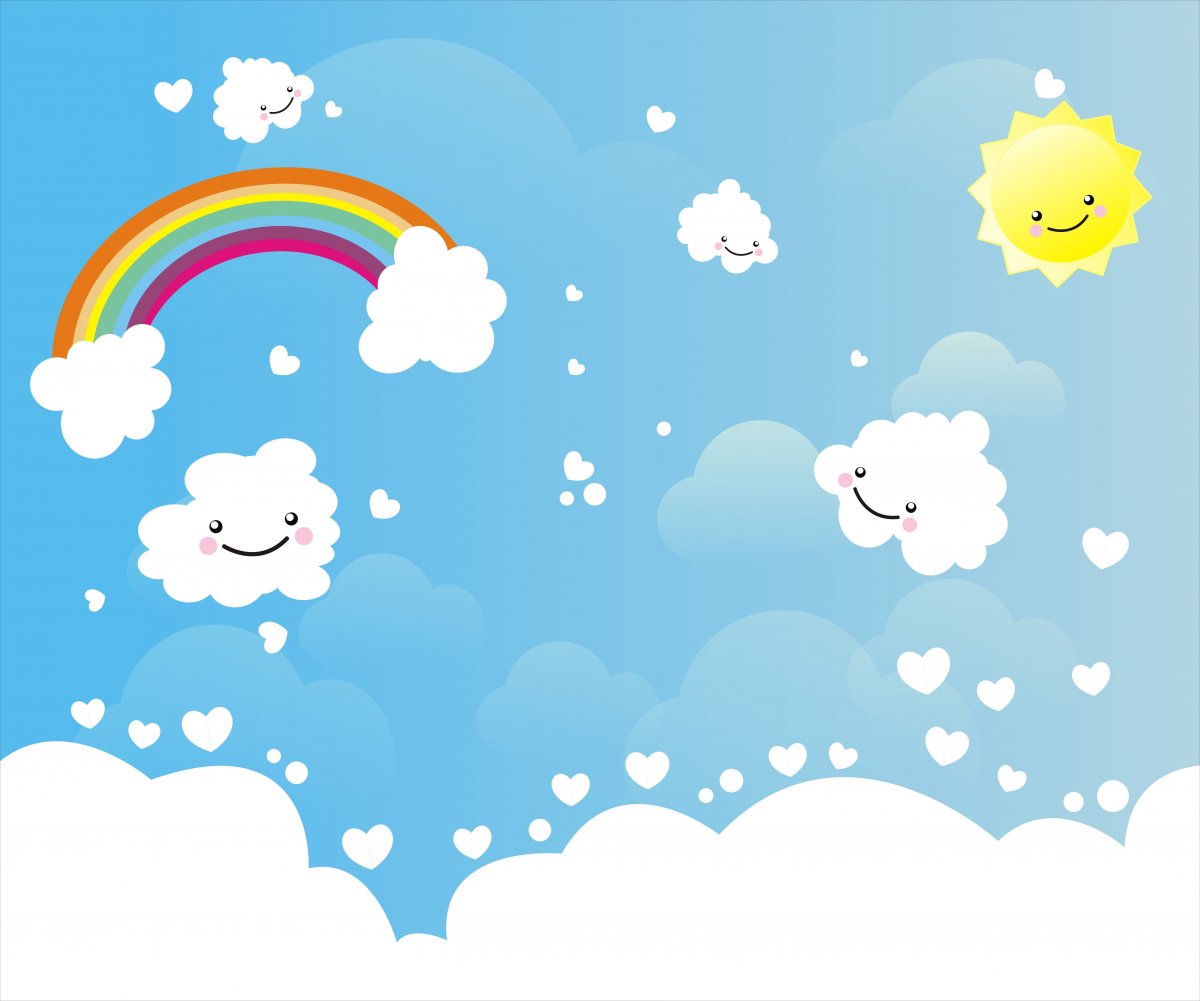 Фон облачка