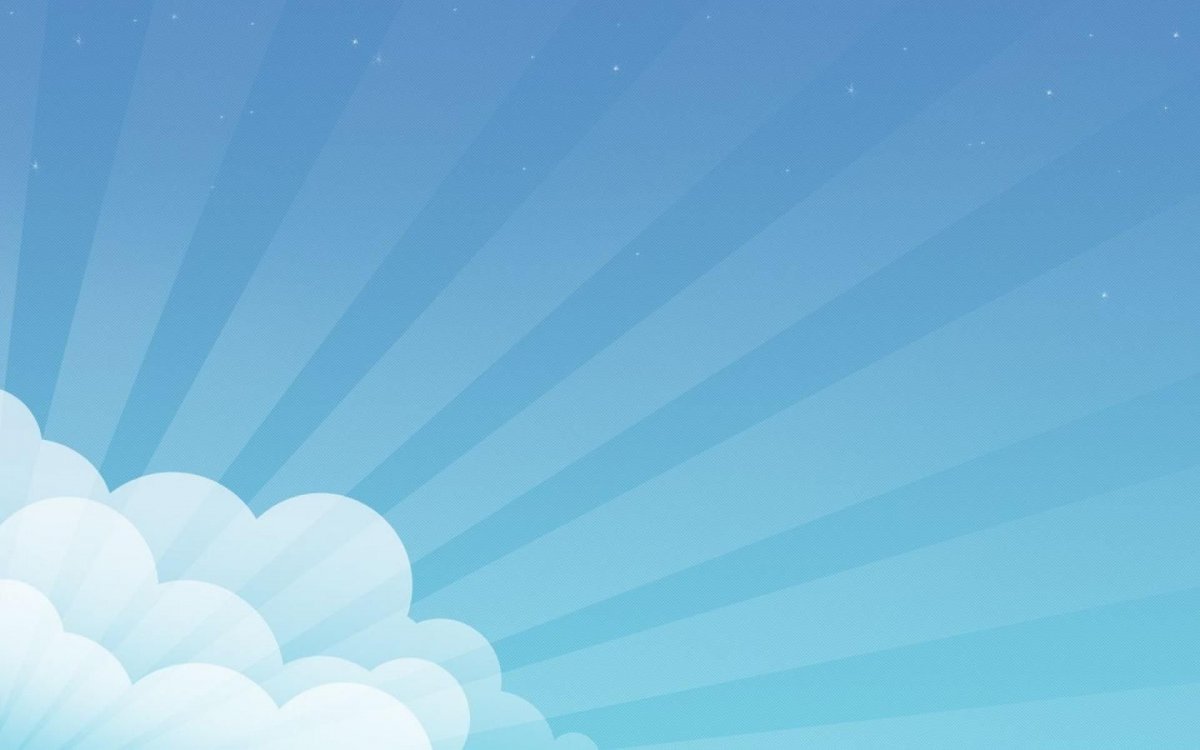 Небо мультяшное