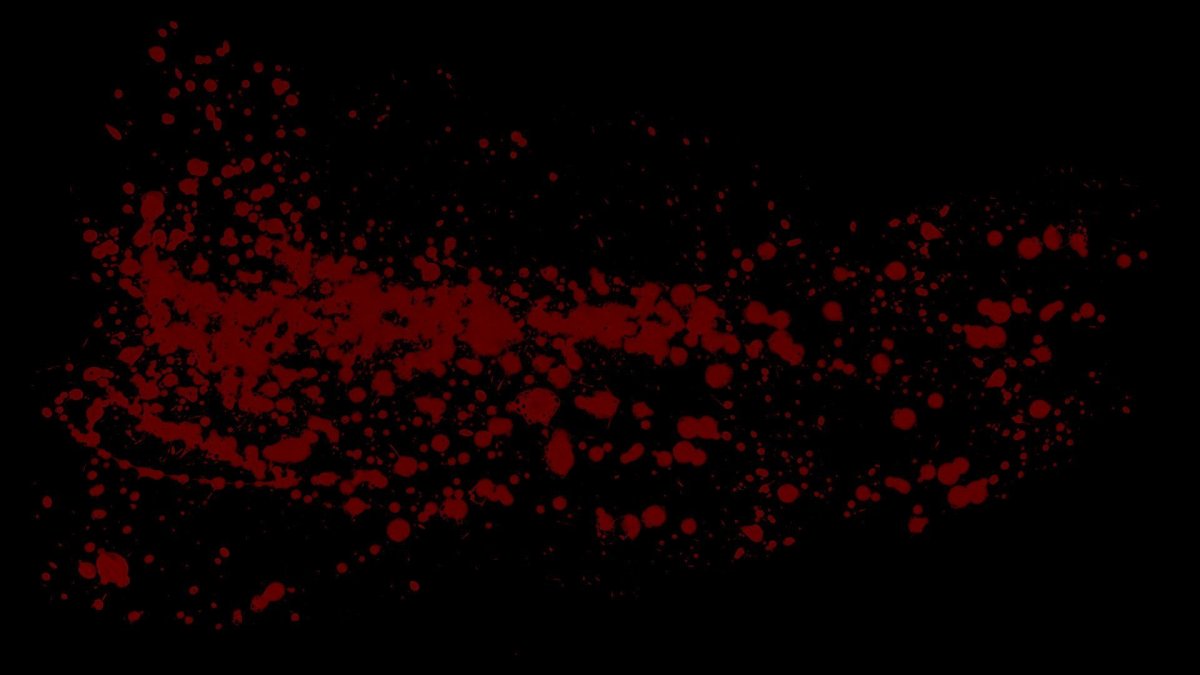 Капли крови на черном фоне