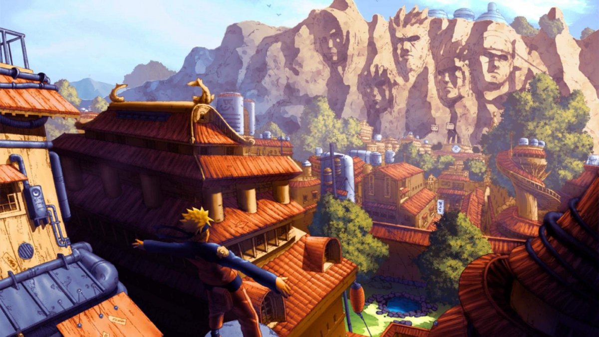 Наруто деревня Коноха