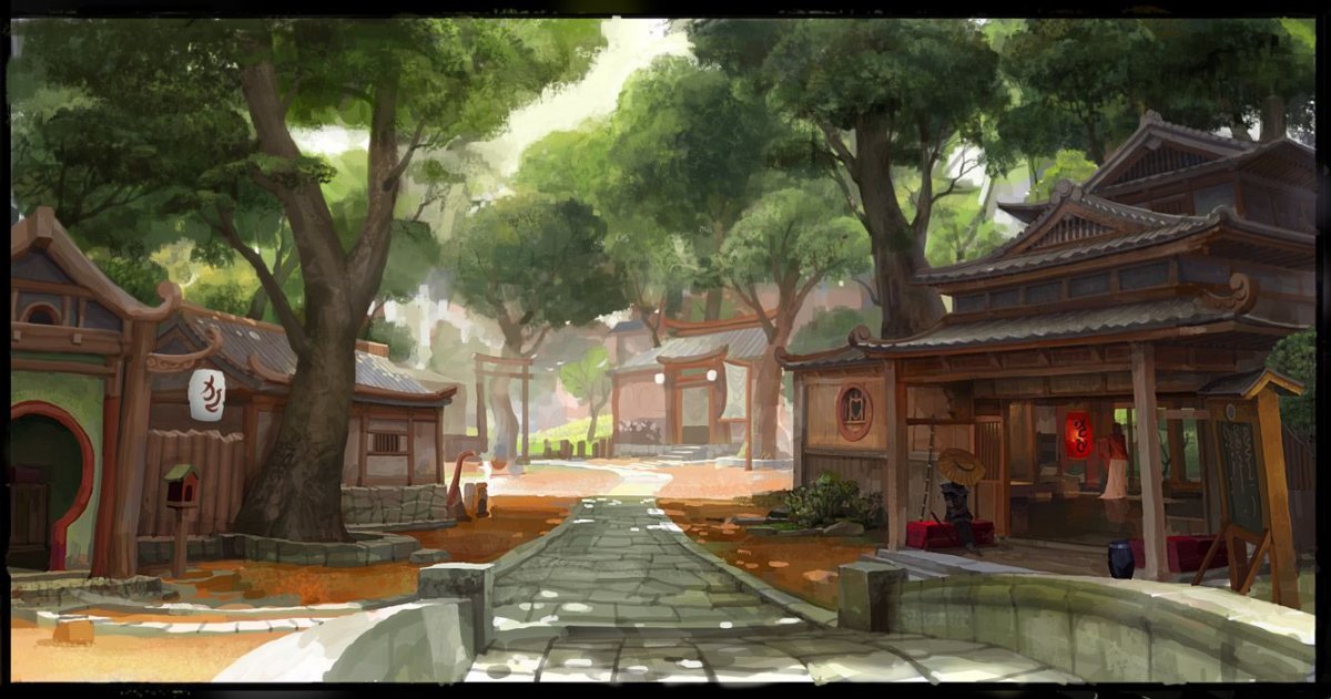 Япония деревня Коноха