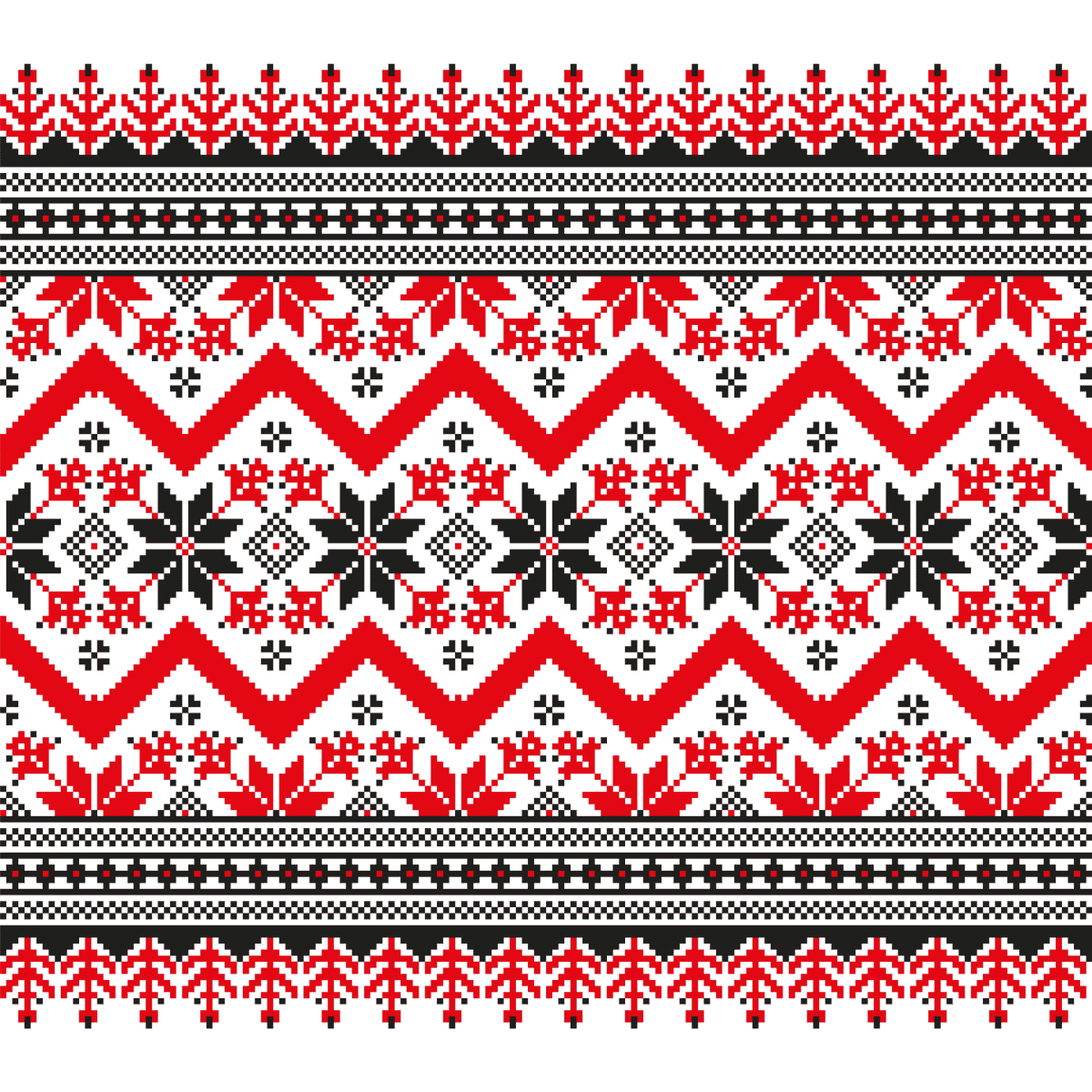 Кубанский рушник вектор