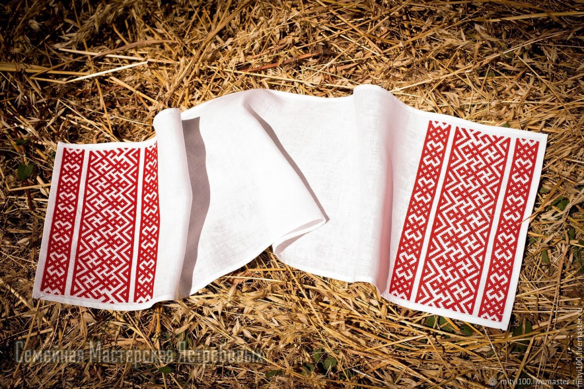 Белорусский народный орнамент рушник