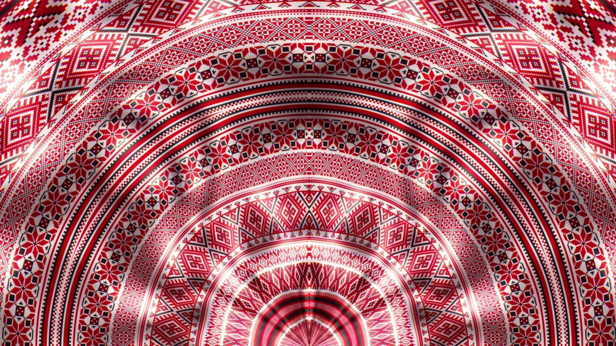 Славянские узоры фон