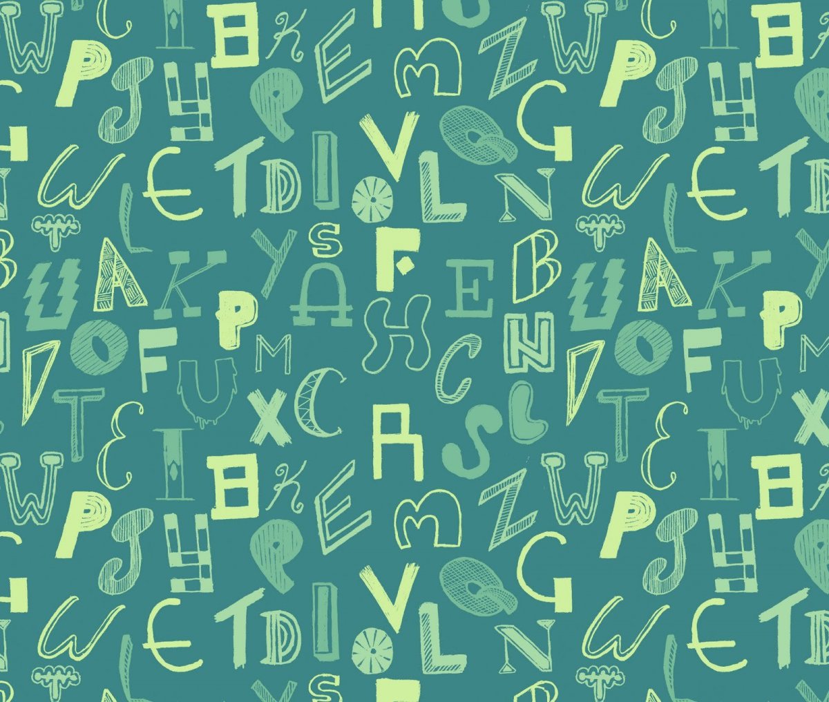 Паттерн буквы