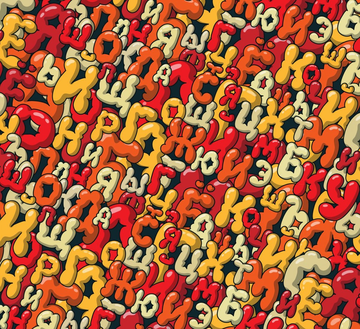 Фон буквы русские