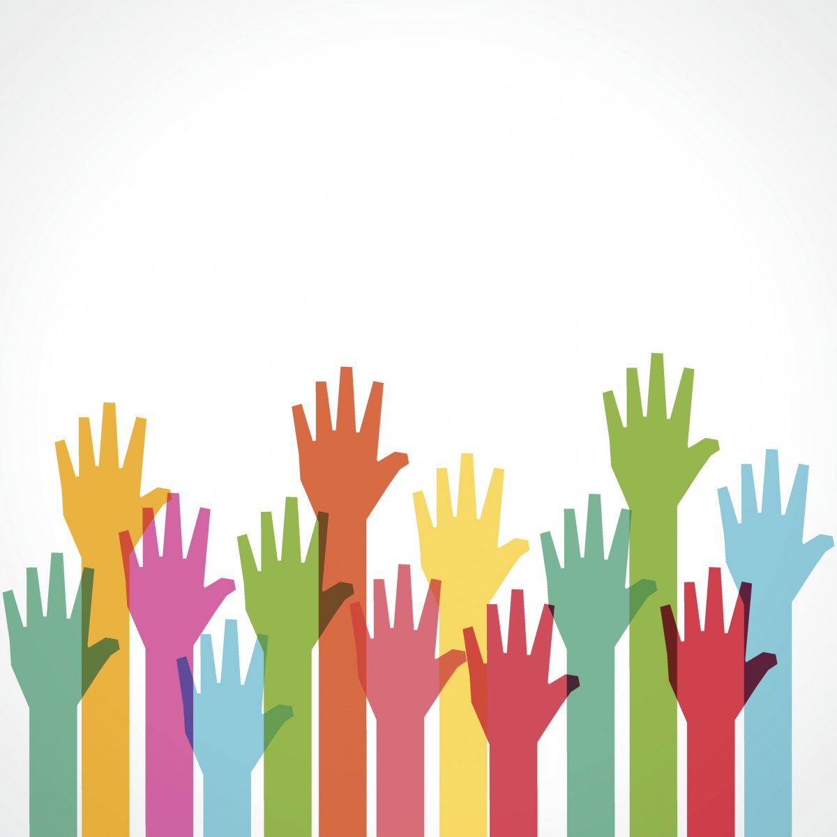 Руки вверх вектор