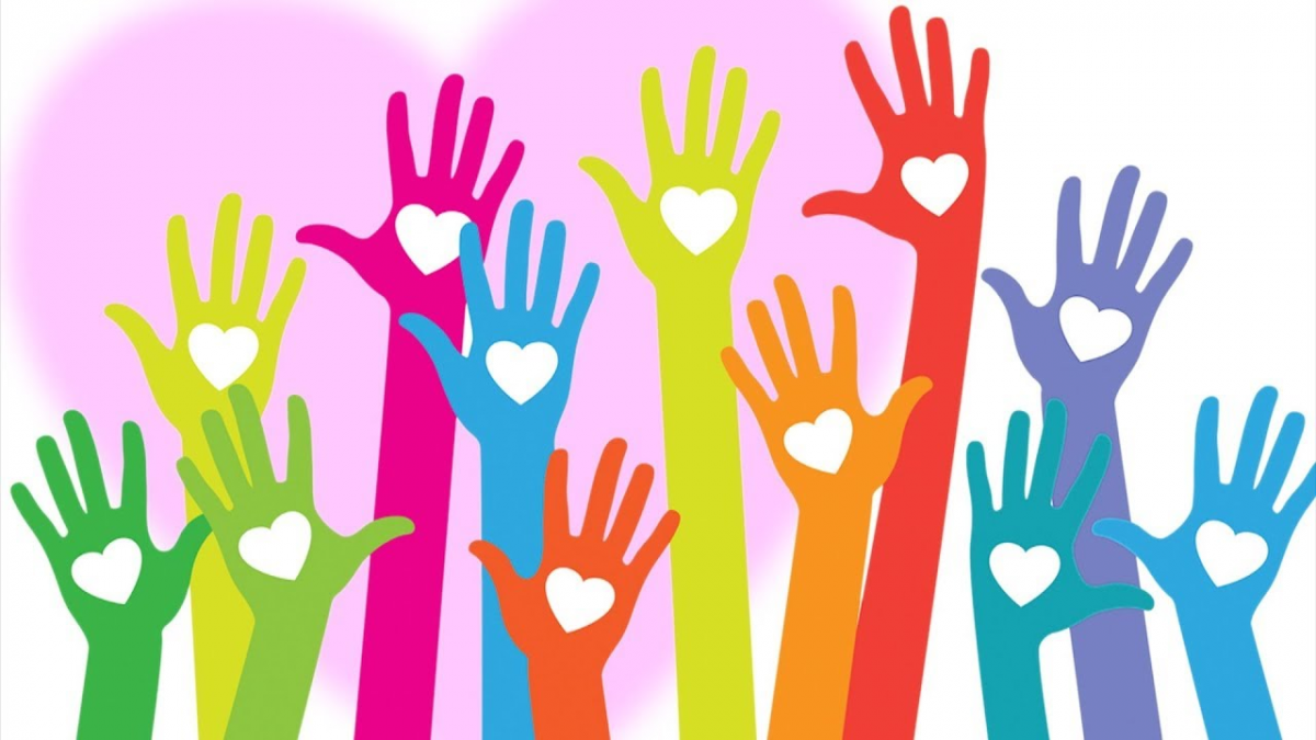 Волонтеры ладошки