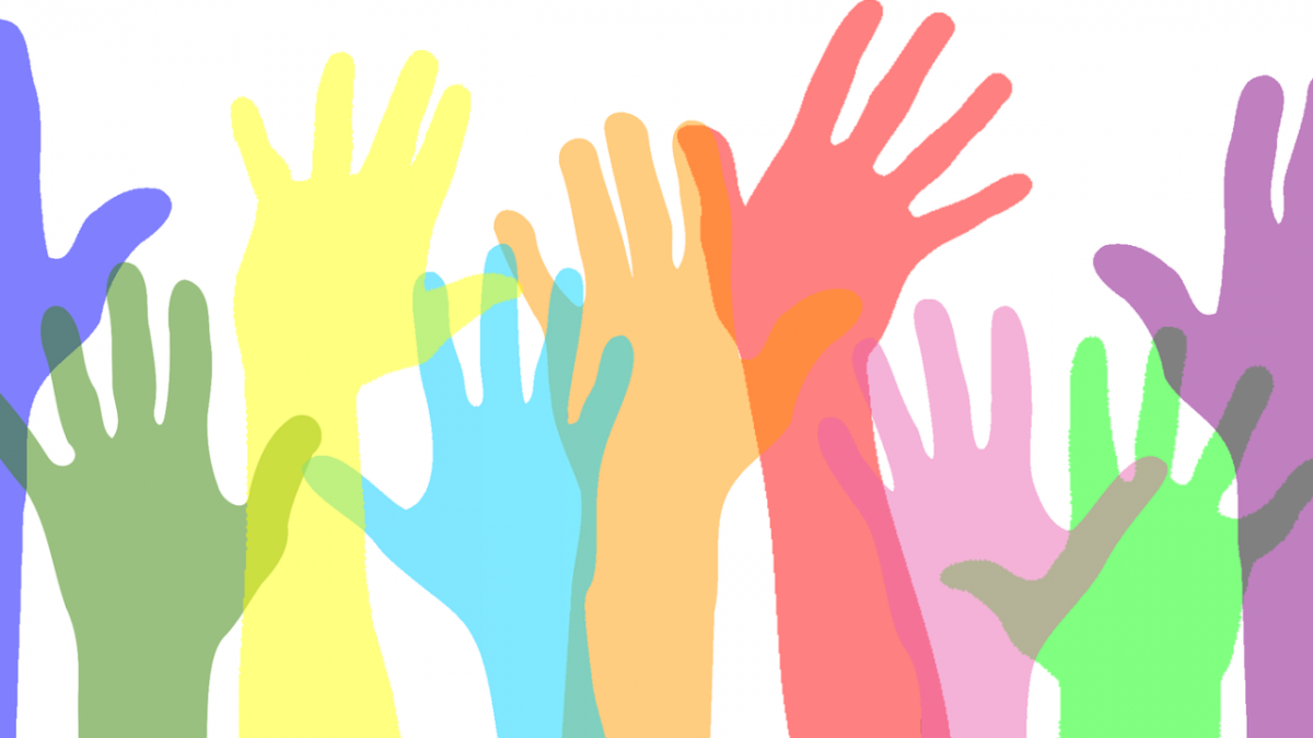 Фон волонтерское движение