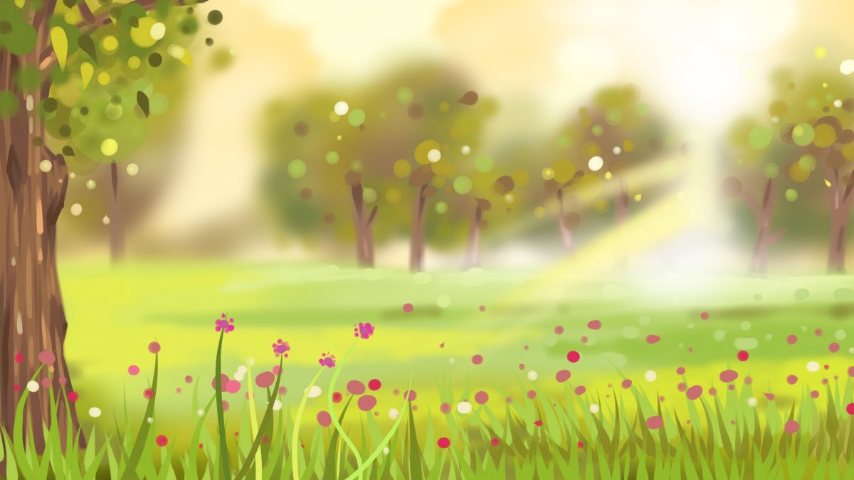 Детские пейзажные фоны