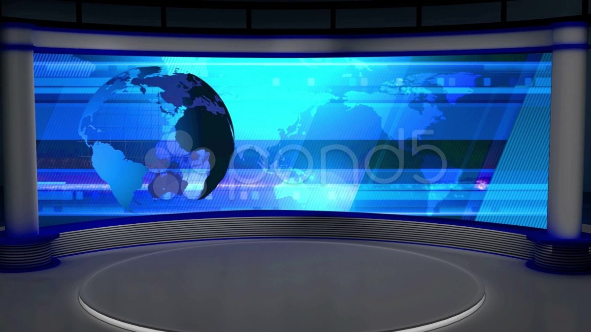 Задний фон студия новостей