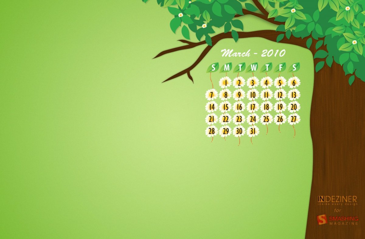 Фон для календаря