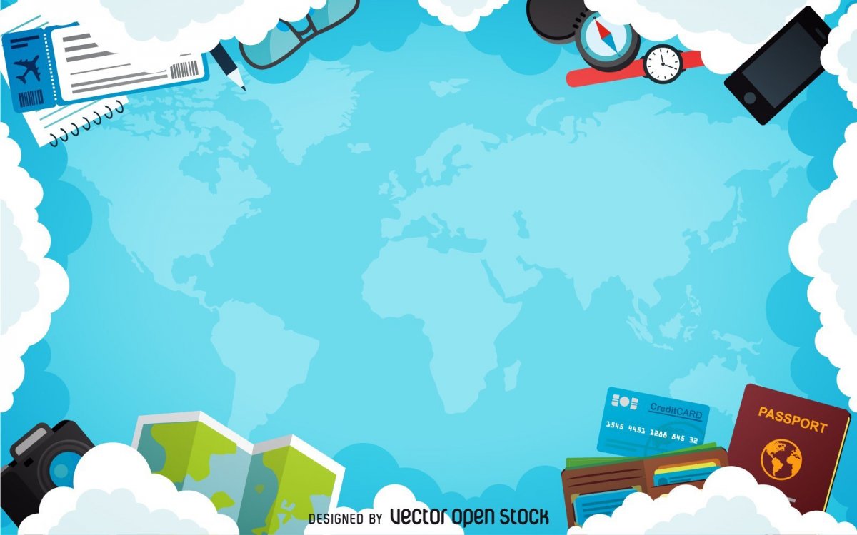 Фон для презентации путешествие