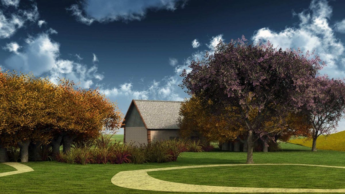 Пейзаж для рендера