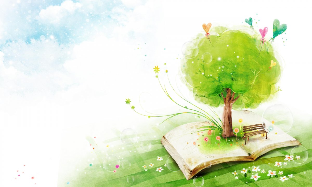 Фон детские книги