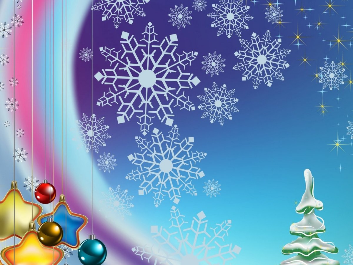 Фон для открытки с новым годом