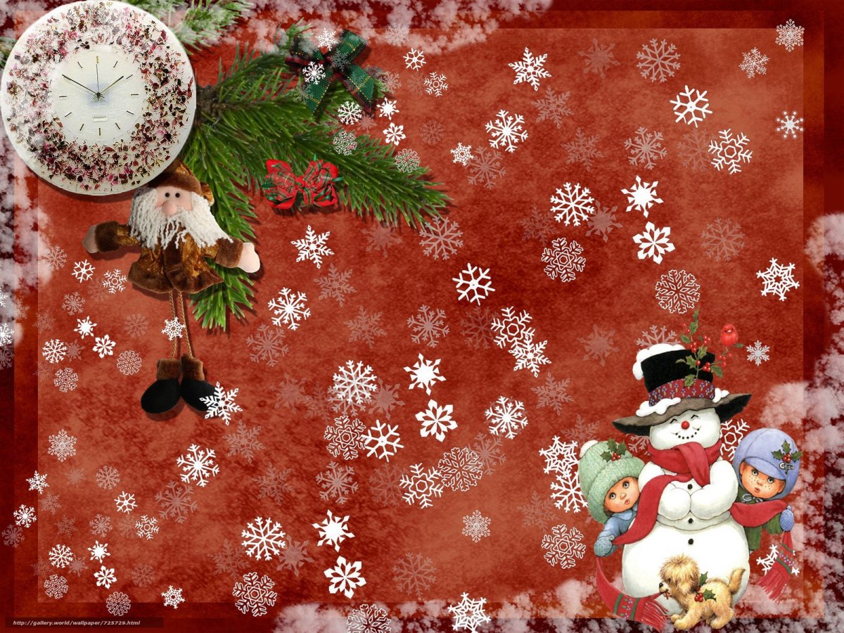 Зима рисунок