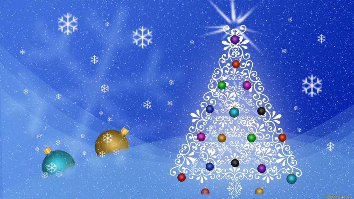 Новогодний фон для презентации