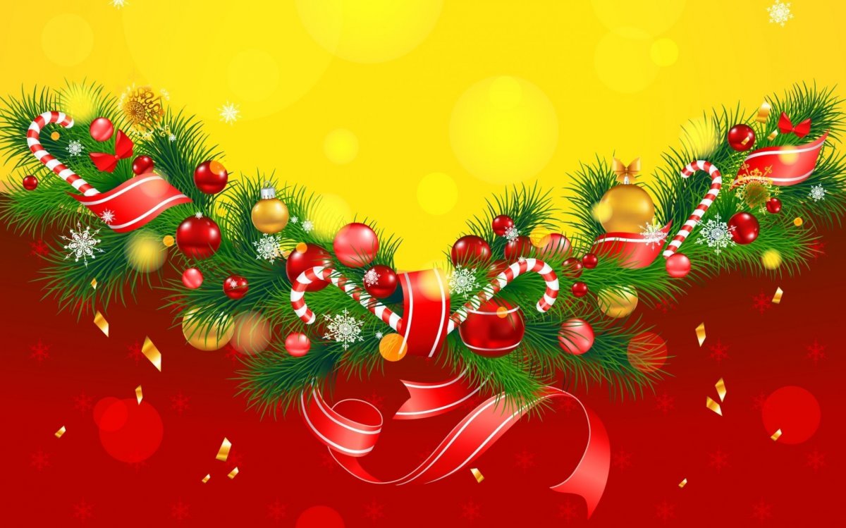 Красивые новогодние фоны детские