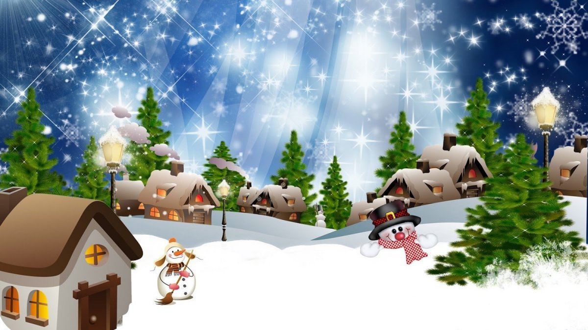 Новогодний фон для коллажа