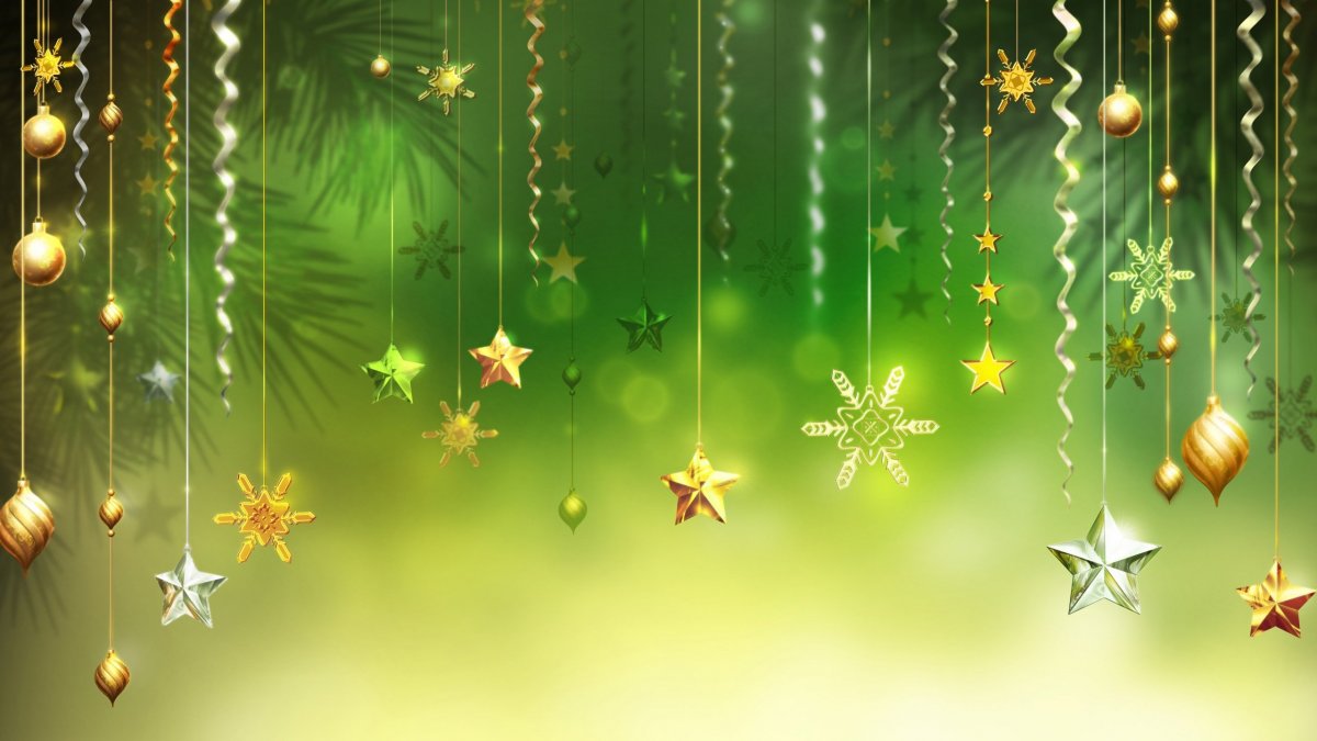 Красивый новогодний фон