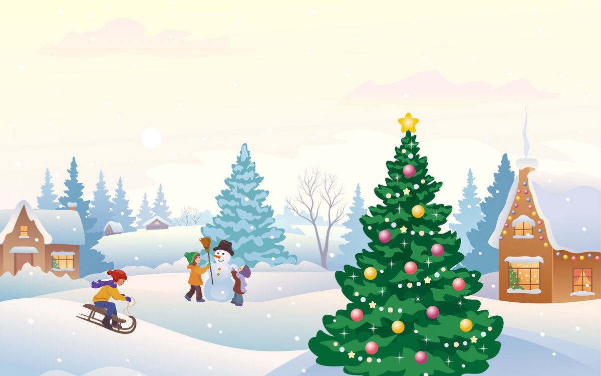 Зима снежинки