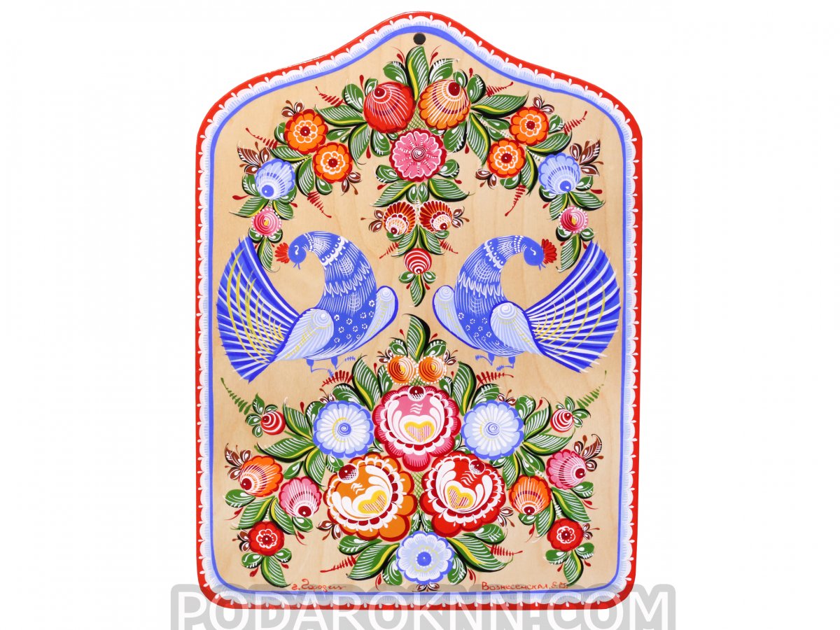 Городецкая роспись каемка