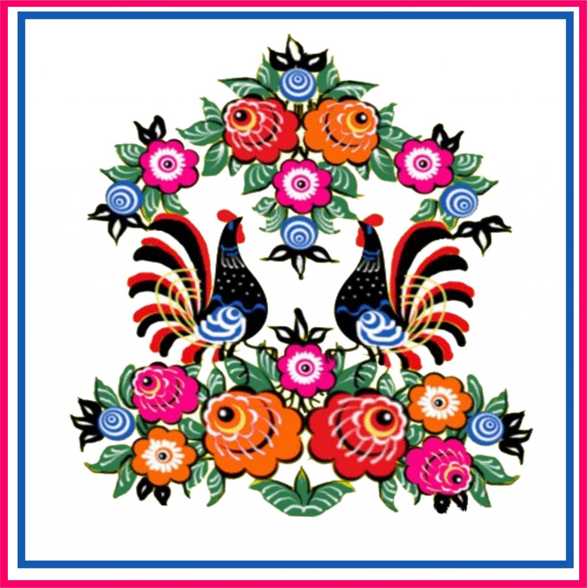 Городецкие узоры