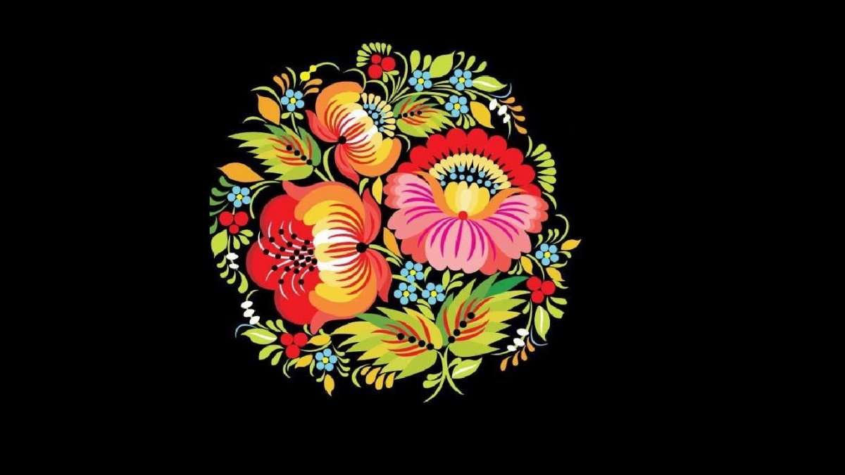 Росписи Городецкая Жостовская Хохломская